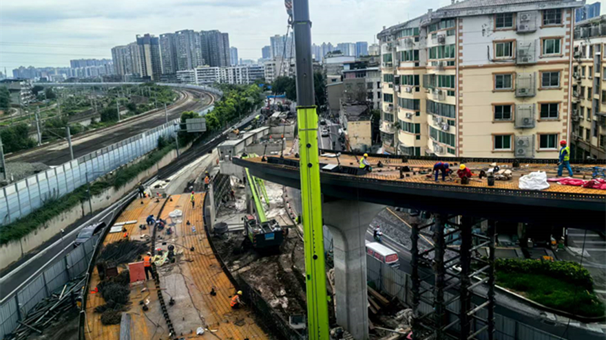 決戰高溫保貫通！創業大道南延線工程沖刺8月底通車節點